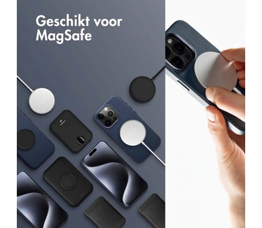 Accezz Leather Bookcase 2-in-1 met MagSafe Samsung Galaxy S26 - Nightfall Blue