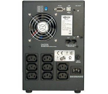 Tripp-Lite SmartPro 230V 1.5kVA 900W Line-Interactive Sine Wave UPS, Tower, Network Card Options, USB, DB9, 8 Outlets