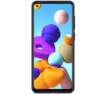 Nillkin Frosted Shield HardCase Samsung Galaxy A21S (A217) Zwart Zwart