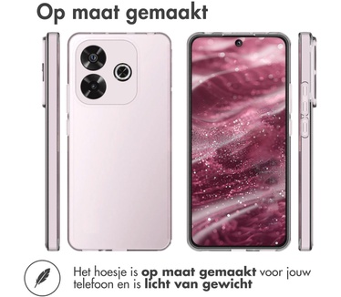 Accezz Clear Backcover Xiaomi Redmi Note 14 (4G) - Transparant