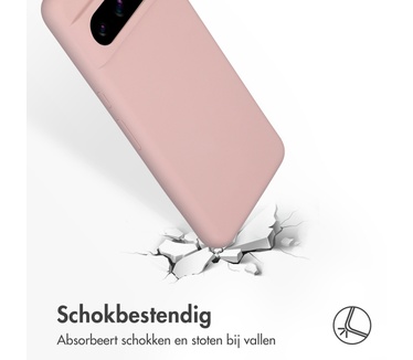 Accezz Liquid Silicone Backcover Google Pixel 8 Pro - Roze