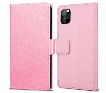 qMust Apple iPhone 11 Wallet Hoesje Roze