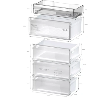 Bosch Serie | 4 KGN492LDF - Serie 4 - Vrijstaande koel-vriescombinatie