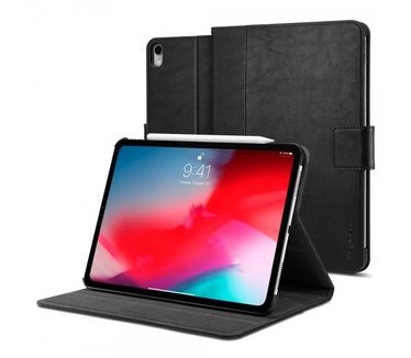 Spigen Stand Folio Apple iPad Pro 12.9 2018 Case Zwart