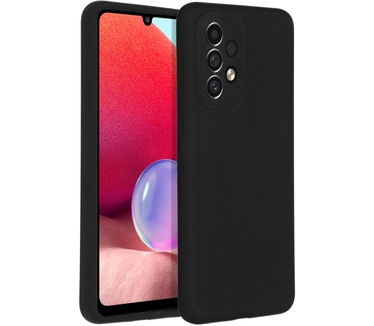 Accezz Liquid Silicone Backcover Samsung Galaxy A33 - Zwart
