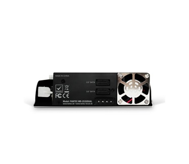 Fantec FANTEC MR-2535DUAL black  , SATA HDD hotplug,2,5+3,5