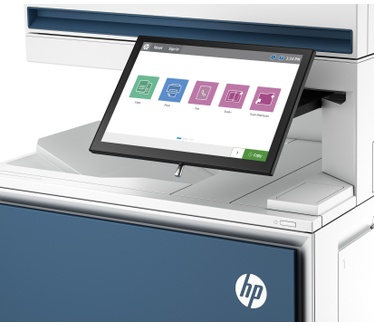 HP HP Color LaserJet Enterprise Flow MFP 6800zf printer, Printen, kopiëren, scannen, faxen, Flow; Touchscreen; Nieten; TerraJet-cartridge