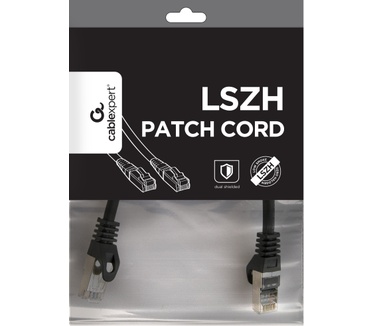 Gembird PP6A-LSZHCU-BK-0.25M Zwart