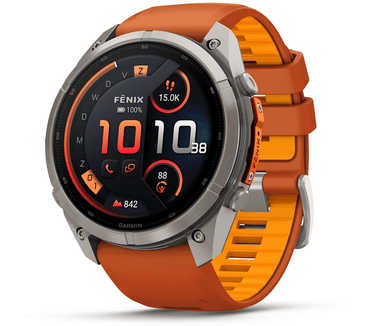 Garmin fēnix 9 Pro, 51mm, InReach, Titanium (Oranje)