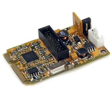 Startech.com 2-poorts SuperSpeed mini PCI Express USB 3.0 adapterkaart met steunset en UASP-ondersteuning