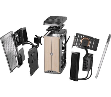 Corsair One i500 (64GB ram, GF RTX 4090) Wood Bright