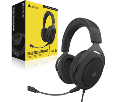 Corsair HS60 PRO SURROUND Gaming Headset — Carbon
