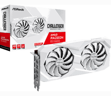 ASRock AMD Radeon RX 6600 Challenger White 8GB