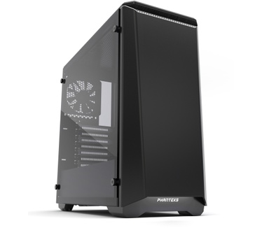 Phanteks Eclipse P400S Midi-Tower, Tempered Glass, zwart/wit
