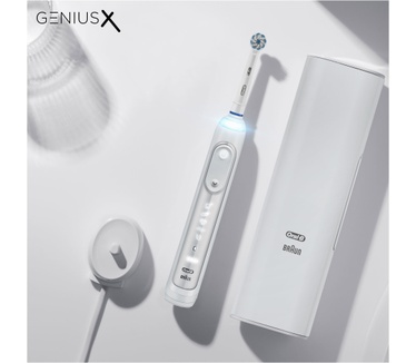 Oral-B Oral-B Genius X Witte Elektrische Tandenborstel Ontworpen Door Braun