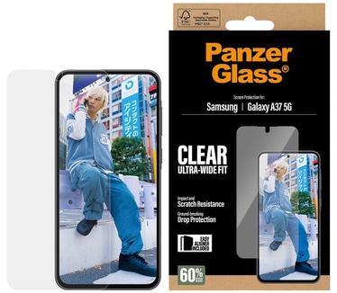 PanzerGlass Screen Protector Ultra-Wide Fit - Clear - Samsung Galaxy A37 5G