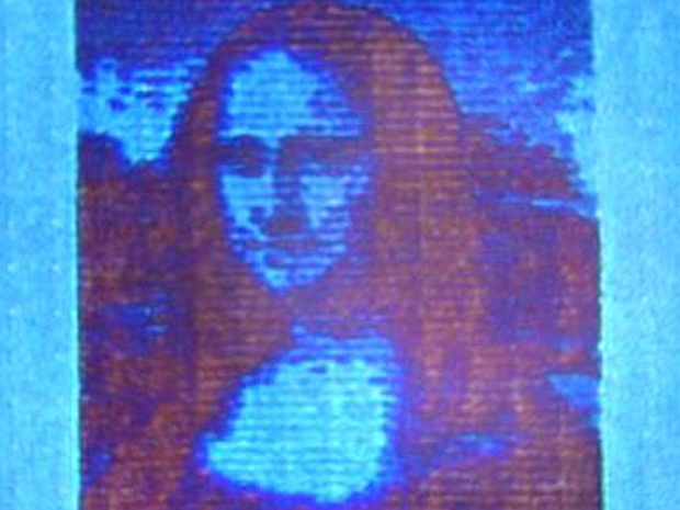 Mona Lisa geprint op hoge dpi