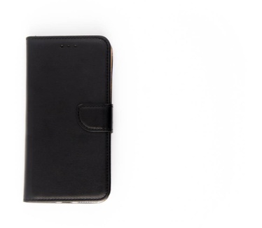 Luxe Lederen Bookcase hoesje voor de Apple iPhone 7 Plus - Zwart (Apple iPhone 7 Plus) Zwart