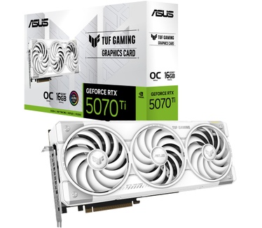 ASUS TUF Gaming GeForce RTX 5070 Ti 16GB GDDR7 White OC Edition
