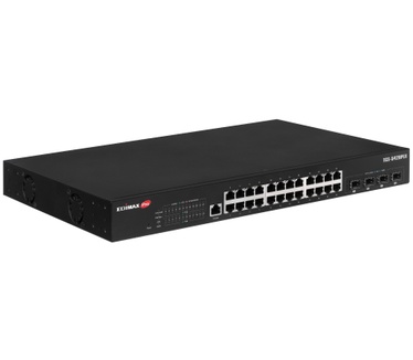 Edimax Switch 24x TGS-5428PLX 2.5GbE L2 Surveill.VLAN PoE+ - Switch