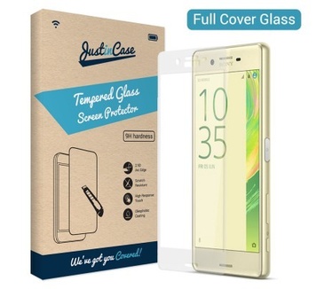 Just in Case Full Cover Tempered Glass Sony Xperia X - Clear