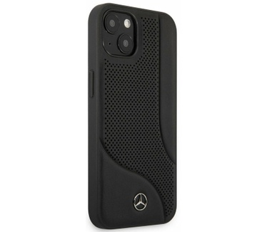 Mercedes-Benz Perforated Hard Case - iPhone 13 (6.1") - Zwart Zwart