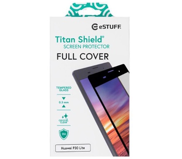 eStuff Huawei P30 Lite Full Cover Bla (P30 Lite)