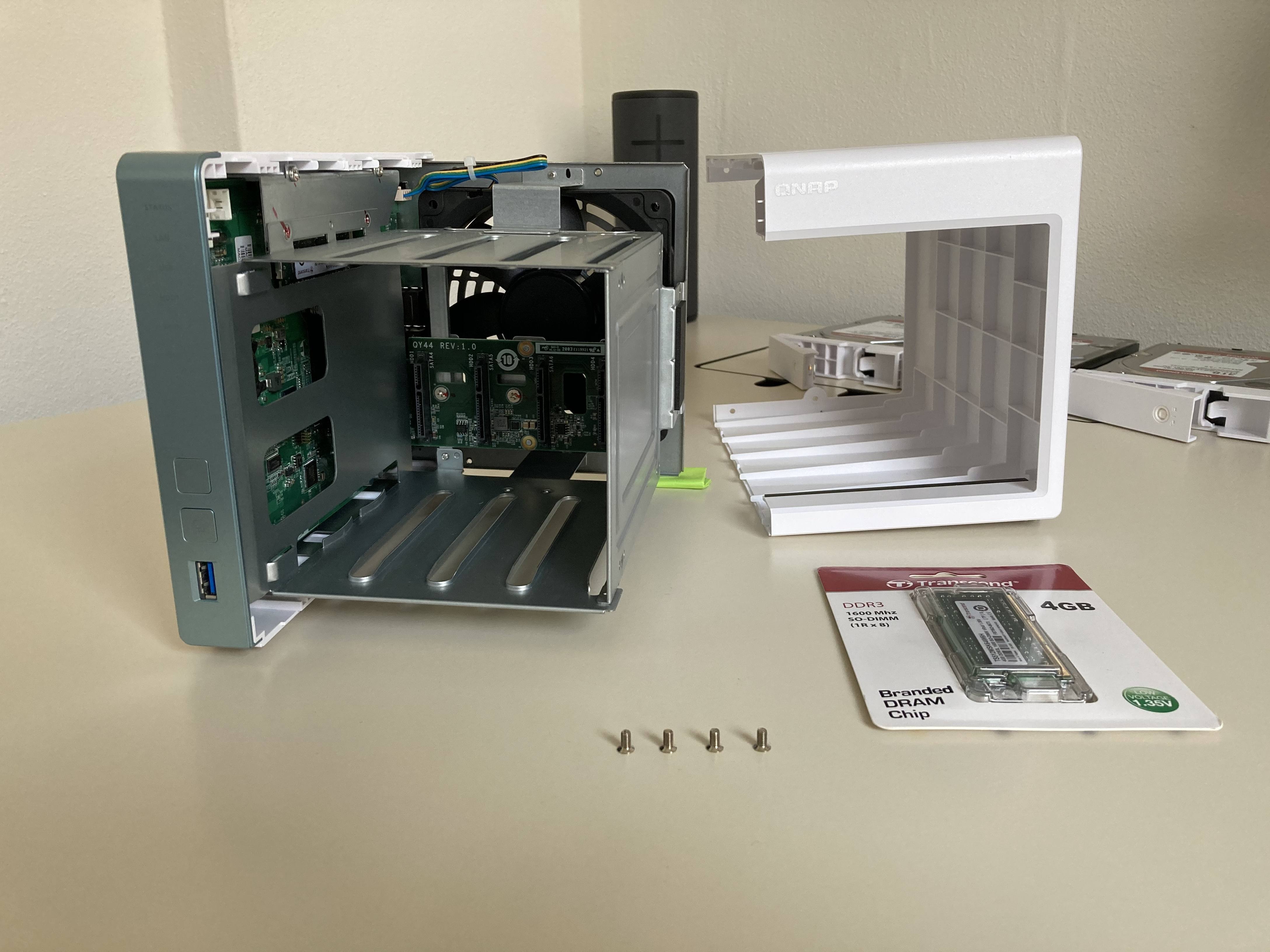 RAM upgrade - Behuizing los