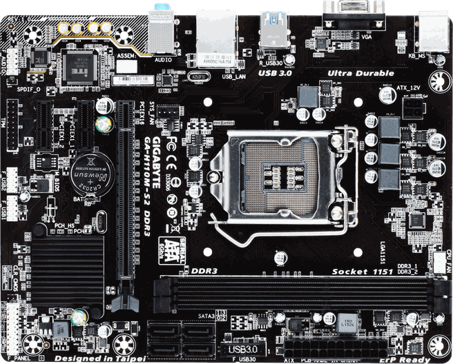 Gigabyte GAH110MS2 DDR3 Kenmerken Tweakers