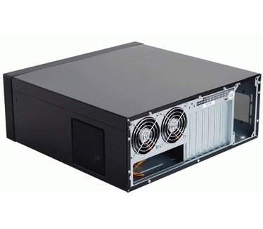 Silverstone SST-LC17B-C (mATX, Geen PSU, Cardreader, Zwart)