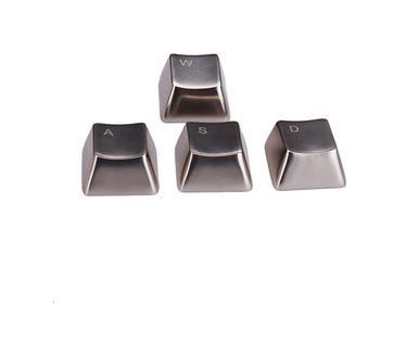 MKC MKC Metal Zinc Alloy WASD Key Keycaps for Cherry MX