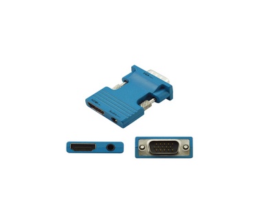 Microconnect HDMIVGAAUDIOBLUE