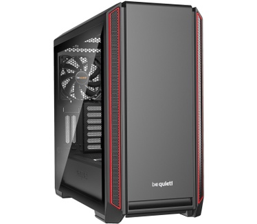 be quiet! Silent Base 601 Window (Zwart/Rood)