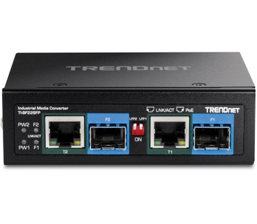 Trendnet 2-PORT INDUSTRIAL SFP TO GIGABIT POE++ MEDIA CONVERTER