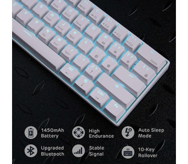 Royal Kludge Mechanical RK61 RGB Red Switch