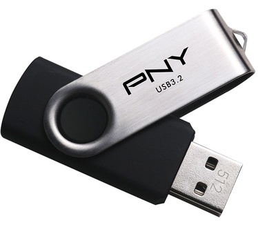 PNY Turbo Attaché R USB 3.2 512GB Zwart