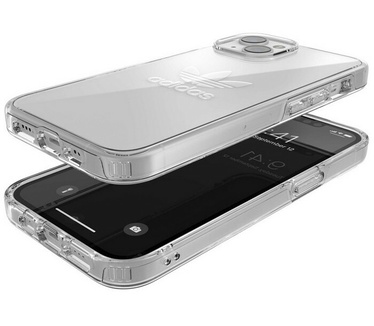 Adidas PC Back Case - Apple iPhone 14 Plus (6.7") - Transparant Transparant