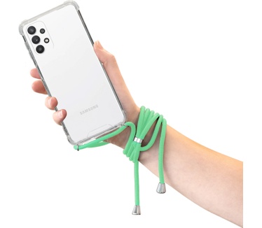 Mobiparts Lanyard Case Samsung Galaxy A32 5G (2021) Green Cord