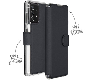 Accezz Xtreme Wallet Bookcase Samsung Galaxy A72 - Zwart (Galaxy A72) Zwart