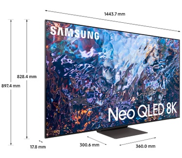 Samsung Neo QLED QN700A 65" (buitenlands model) Zwart
