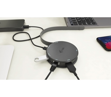iTEC USB-C Pocket Dock 4K HDMI or VGA with PD