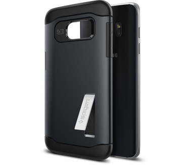 Spigen Slim Armor Samsung Galaxy S7 edge Case - Metal Slate