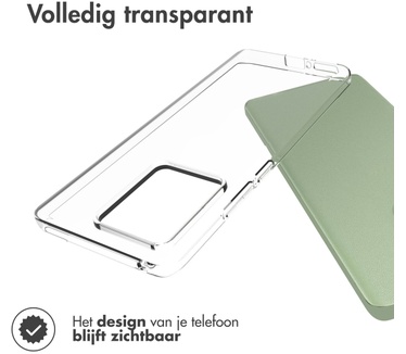 Accezz Clear Backcover Motorola Edge 40 - Transparant