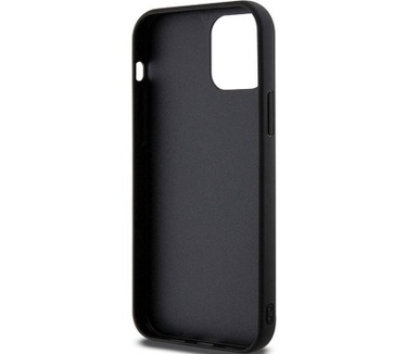 Guess Rhinestones Back Case - iPhone 12/12 Pro (6.1") - Zwart Zwart