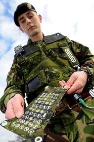 Keyboard van e-textiel