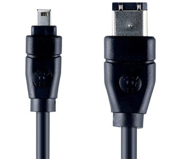 Bandridge FireWire 4 pin to 6 pin Cable, 2.0m
