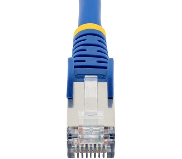 Startech.com 7.5m CAT6a Ethernet Kabel, Blauw, Low Smoke Zero Halogen (LSZH), 10GbE 500MHz 100W PoE++ Snagless RJ-45 S/FTP Netwerk Patch Kabel met Trekontlasting, Fluke Tested/ETL