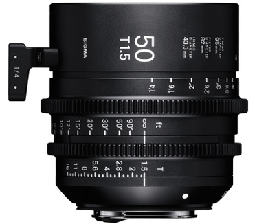 Sigma 50mm T1.5 - Canon PL-Mount