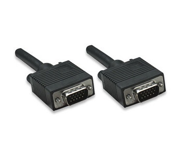 Manhattan Kabel MANHATTAN Monitor SVGA St.>St.  20,0 m [bk]