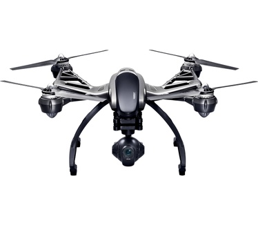 Yuneec Typhoon Q500 4K - Trolleyset [Typhoon Q500 4K, ST10+, CGO3 4K Steadygripp, 2 Akkus, Alukoffer mit Trolleygriff] (YUNQ4KTEU) - Zilver, Zwart